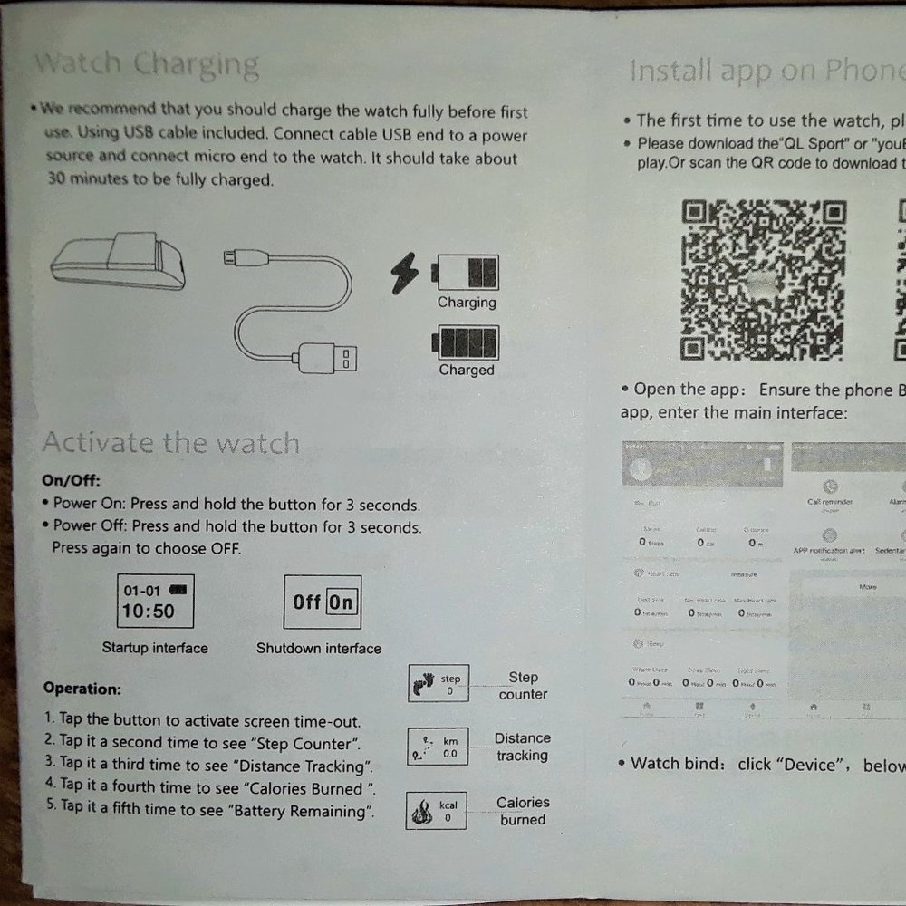 FITNESS TRACKER Smart Bracelet: Monitors Steps, Calories & More! - Bright Blue - Picture 10 of 15